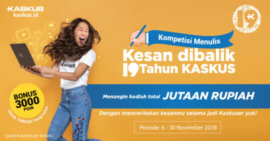 Kesan & Pesan Ane Di Usia Kaskus Yang Sudah Memasuki Usia 19th