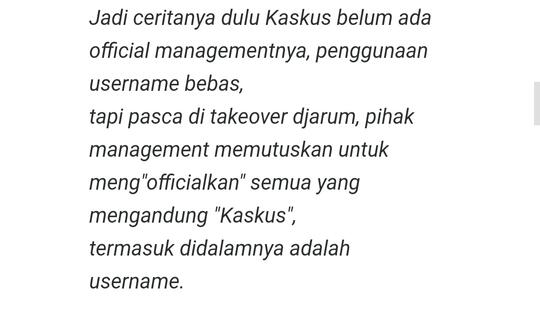 Kaskus Merebut Username kaskus