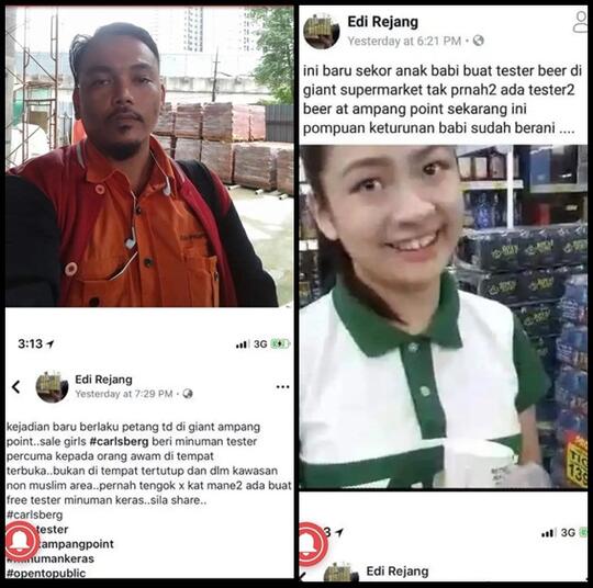 (VIRAL) Pria Ini Menghina SPG Cantik Carlsberg di Malaysia Dengan Kata Kata Kasar