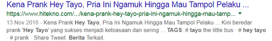 Viralnya "Hey Tayo" Itu, Lucu atau Ngeselin?