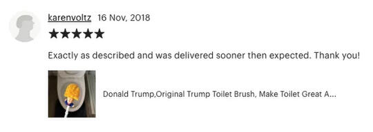 GOKIL! Orang Ini Jualan Sikat WC Donald Trump, Dan LAKU Gan!