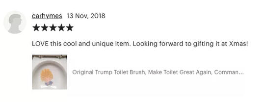 GOKIL! Orang Ini Jualan Sikat WC Donald Trump, Dan LAKU Gan!