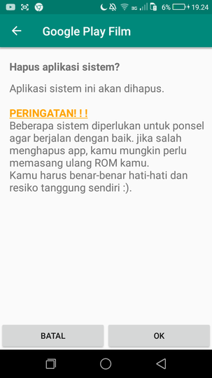 Cara Menghapus Aplikasi Bawaan Pabrik Android #ROOT Requitment