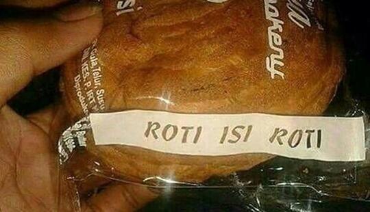 Ngakak ! Tulisan Konyol di Barang Dagangan Ini Bukti Orang Indonesia Kelewat Kreatif