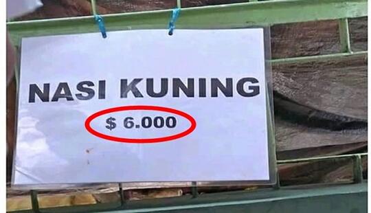 Ngakak ! Tulisan Konyol di Barang Dagangan Ini Bukti Orang Indonesia Kelewat Kreatif