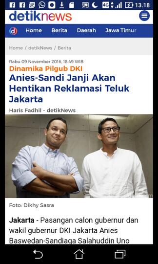 Anies Benarkan Segel Bangunan di Pulau Reklamasi Telah Dicabut