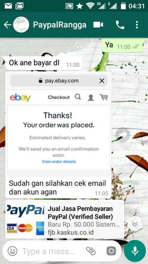 Jasa Pembayaran PayPal (Verified Seller)