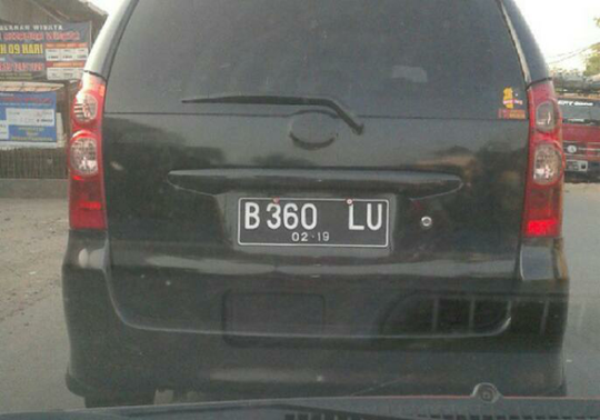 Plat Nomor Di Indonesia Emang Gokil Pernah Ketemu Gak??
