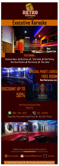 Tempat Karaoke di Bandung yg wajib dicoba (RETRO Karaoke)