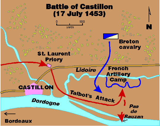 Battle of Castillon (Penutup Perang 100 Tahun)