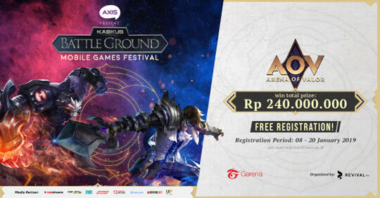 KASKUS Battleground Season 4: Kompetisi AOV yang Berhadiah 240 Juta Rupiah!