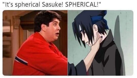 Ada Apa Ini? Netizen Rame-rame Bikin Meme Sasuke 'DICEKIK'
