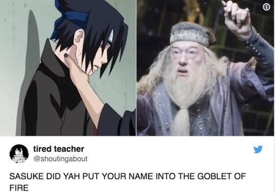Ada Apa Ini? Netizen Rame-rame Bikin Meme Sasuke 'DICEKIK'