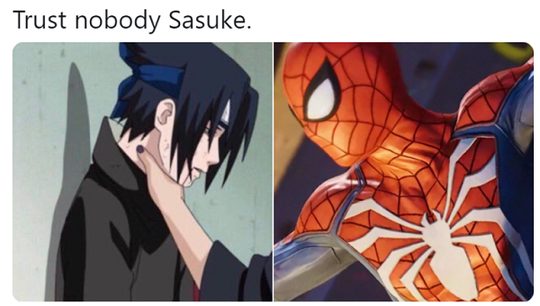 Ada Apa Ini? Netizen Rame-rame Bikin Meme Sasuke 'DICEKIK'
