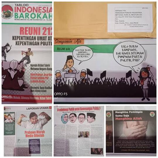 Tim Prabowo Polisikan Tabloid Indonesia Barokah