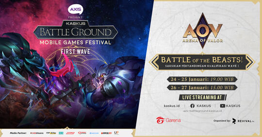 KASKUS Battleground Season 4: Kompetisi AOV yang Berhadiah 240 Juta Rupiah!