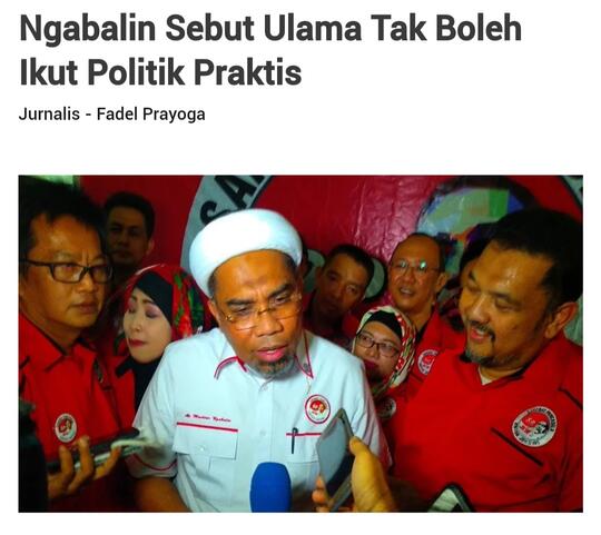Ma'ruf Amin: Seumur Republik Tak Pernah Ada Capres Gandeng Ulama
