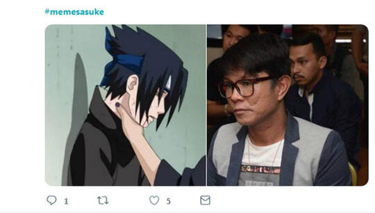 Ada Apa Ini? Netizen Rame-rame Bikin Meme Sasuke 'DICEKIK'