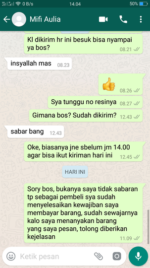Pertama kali kena tipu belanja online