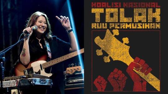 Jika kami bersama, nyalakan tanda bahaya. #tolakruupermusikan