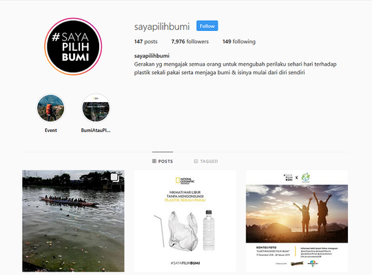 Belajar Soal Sustainable Living Bisa Kamu Mulai dengan Follow Akun-Akun Ini
