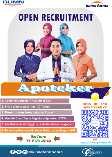 49+ Lowongan Kerja Jakarta Asisten Apoteker Pictures