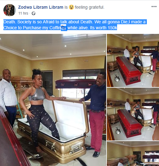 Biar Keliatan 'TAJIR' Diakhirat,Cewek Selebgram Ini Pamer 'PETI MATI MEWAH' nya!