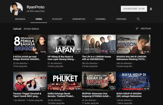 7 YouTuber Indonesia yang tinggal di luar negeri. Cekidot