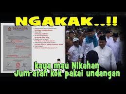 Jumatan Pakai Undangan Kayak Mau Nikahan Aja Om Wowo Mau