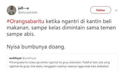 KOCAK!! 5 Pengertian Orang Sabar Itu Menurut Netizen Indonesia, Nomor 3 Bikin Miris