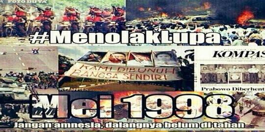#Menolak Lupa, Tragedi Berdarah Di Tangan Para Jendral Tahun 98