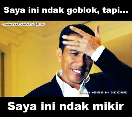 "Bodoh Banget Kita" Ala Jokowi Dilawan #BodohMauDuaPeriode