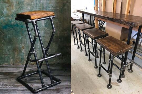7 Kreasi DIY Pipa Besi untuk Dekorasi Rumah