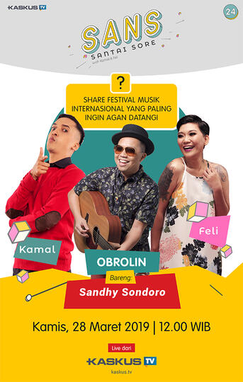 Yuk, Ngobrolin Festival Musik Internasional Bareng Sandhy Sondoro di SANS eps. 24!