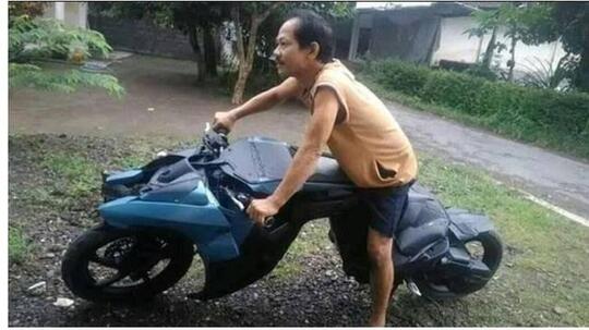 Mantul, Motor Batman Hasil Modifikasi Motor Metic Made In Indonesia
