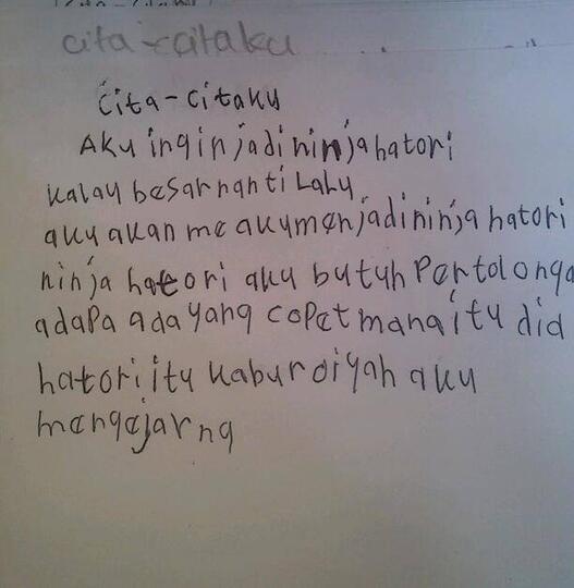 Puisi Absurd Karya Anak-anak yang Bikin Ketawa Cekikikan 😄😄😄