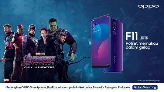 Dapetin OPPO dan Tiket Nonton ‘Avengers: Endgame’ Gratisan? Ikutin Kuisnya aja Gan!