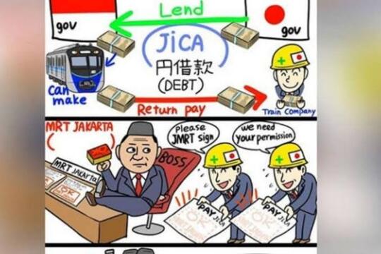 Komikus Jepang Sindir MRT Dan Juga Pemerintah