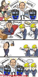 Komikus Jepang Sindir MRT Dan Juga Pemerintah