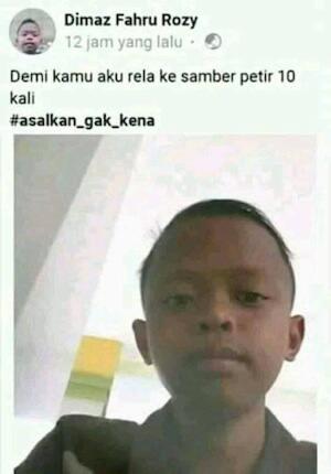 "GREGET," Setelah Membaca Status Medsos Bocah Zaman Now Ini