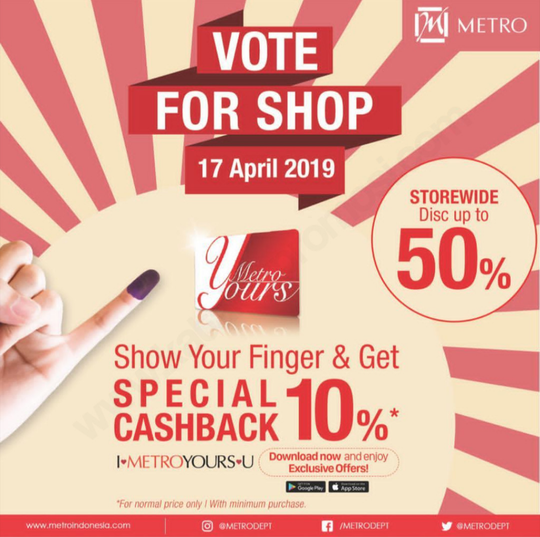Cek Beragam Diskon dan Promo Pemilu Gila-gilaan di Kamus Promo Pemilu 2019!