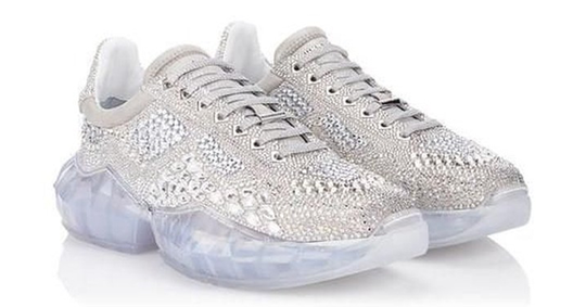 jimmy choo sneakers diamond