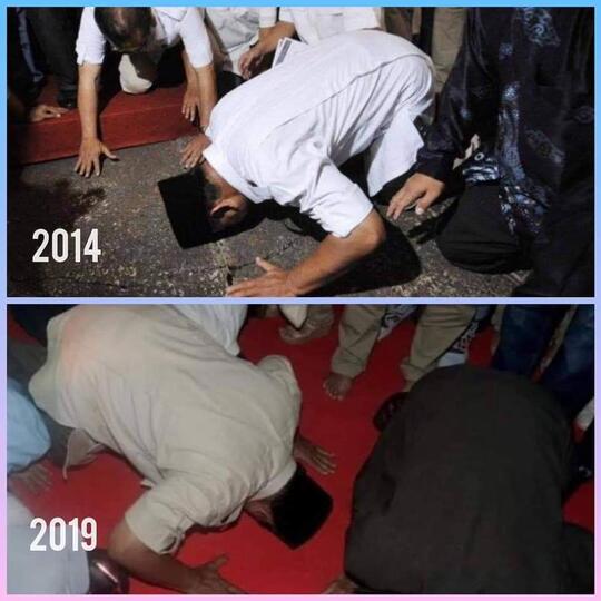 "Deja vu" Klaim Menang Prabowo, Sujud Syukur, hingga Momen Pilpres 2014