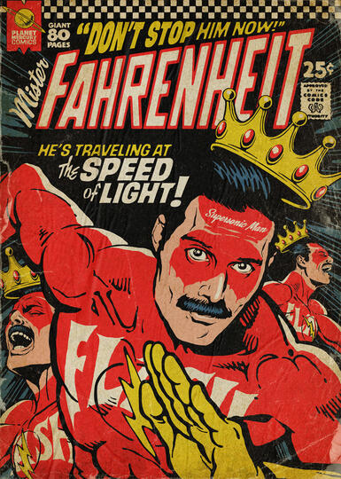 Begini Gan Kalau Lagu Queen Dibikin Jadi Ala Komik Superhero. Bikin Auto Nyanyi!