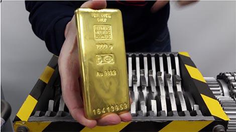 Gokil, Emas Batangan Seberat 1 Kilogram Ini Di Cacah, Ternyata Begini Hasilnya!