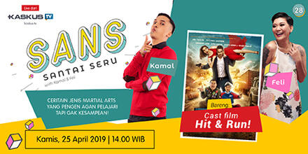 Ngobrolin Martial Arts Bareng Cast Film Hit & Run di SANS!