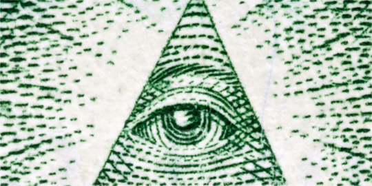 Bikin Heboh ! Muncul Mata 'Illuminati' Di Langit Kota Bandung