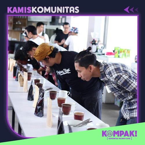 Kamis Komunitas Ngopi Bareng Komunitas Kopi Nusantara