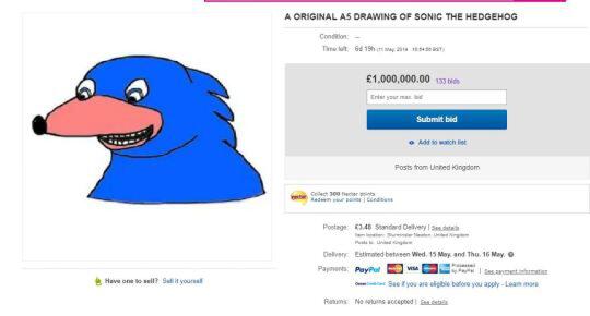 Duh! Penampilan SONIC "DIBULLY" Netizen, Gambar Buatan PEWDIEPIE Ditawar TINGGI!