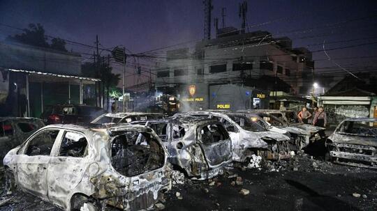 Asrama Brimob Slipi-Petamburan Terbakar